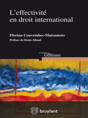 cover image of L'effectivité en droit international